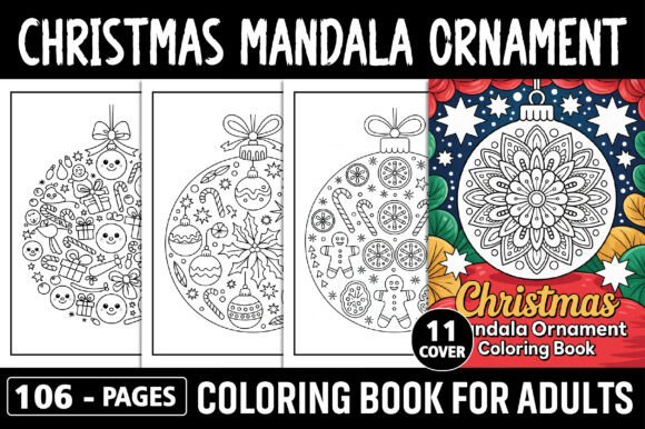 A Graphic Designer's Practical Review of the Christmas Mandala Ornament Graphics