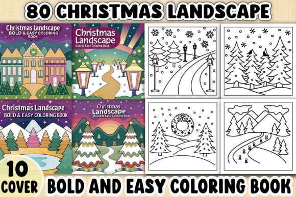 A Graphic Designer's Review of Christmas Landscape Bold Coloring Pages