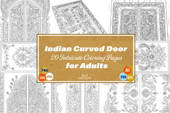 A Review of Indian Door Coloring Graphics for Editorial Design