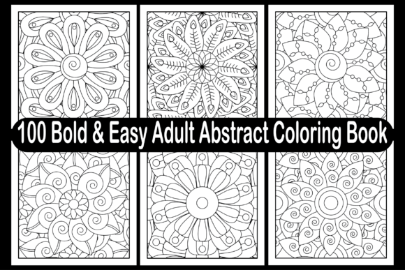 Abstract Lines That Speak: A Designer's Take on Bold Coloring Pages