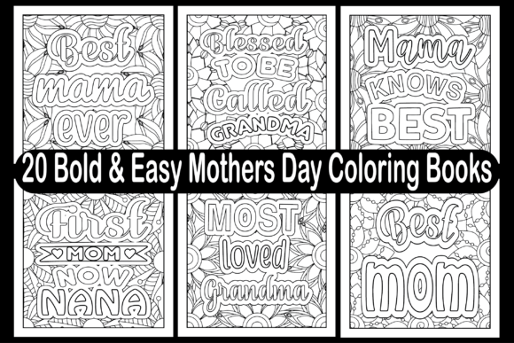 Bold Easy Mothers Day Coloring Books Graphics Review