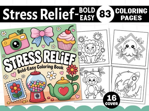 Bold Stress Relief Coloring Pages: A Graphics Creator's Review
