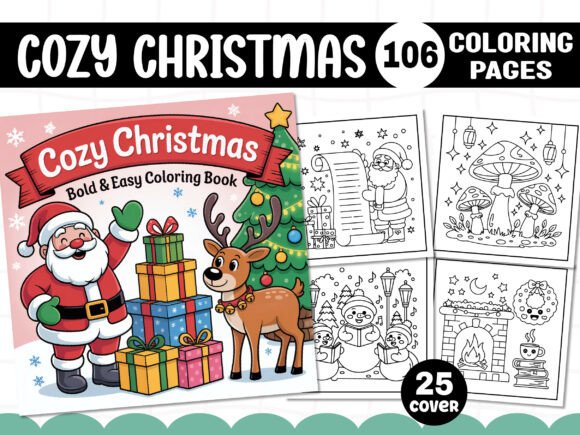 Cozy Christmas Bold Graphics for Crafters and Publishers