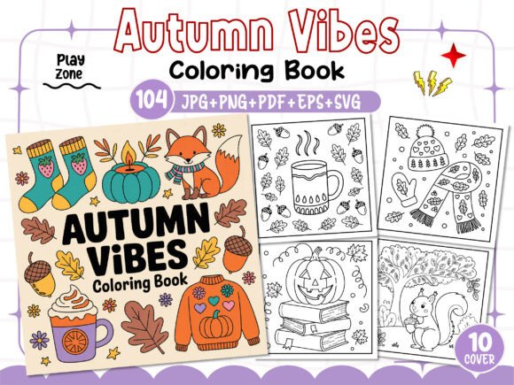 Crafting with Autumn Vibes Graphics for Seasonal Coloring Pages