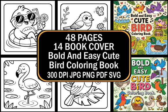 Cute Bird Graphics for Local Branding and Packaging