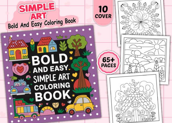 Evaluating Bold & Easy Graphics for Commercial Coloring Pages