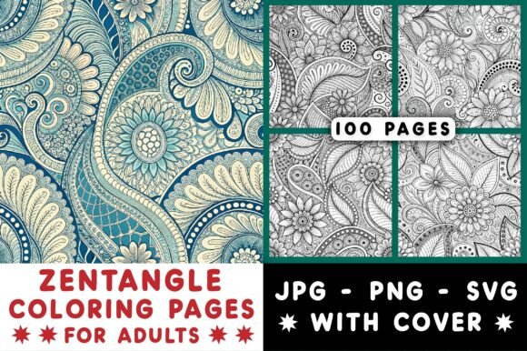 Evaluating Zentangle Coloring Graphics for Your Digital Product Shop