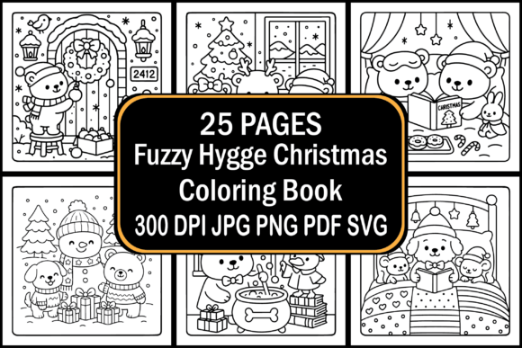 Fuzzy Hygge Christmas Coloring Book: A Designer’s Embroidery Review