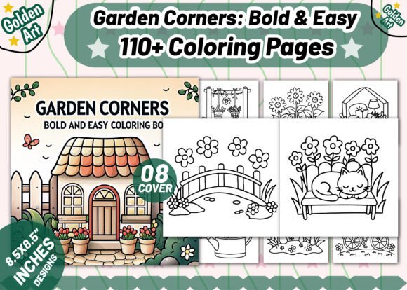 Garden Corners Coloring Pages: A Professional Graphics Review