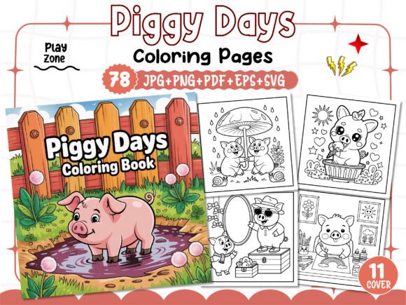 Piggy Days Coloring Pages: A Graphic Designer’s Review for Local Branding