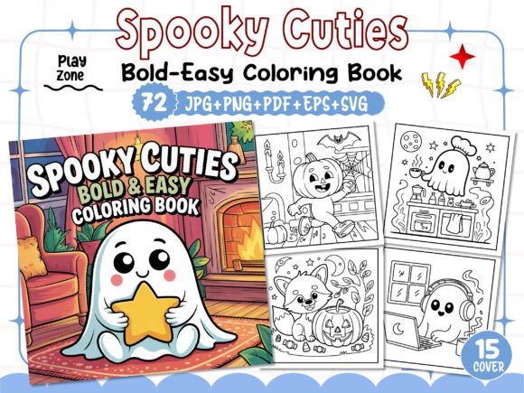 Spooky Cuties Coloring Pages: A Graphic Designer’s Practical Review